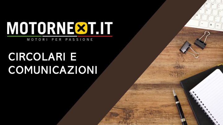 PUBBLICATA LA CIRCOLARE N.01/24 DEL SETTORE MOTORISMO NAZIONALE