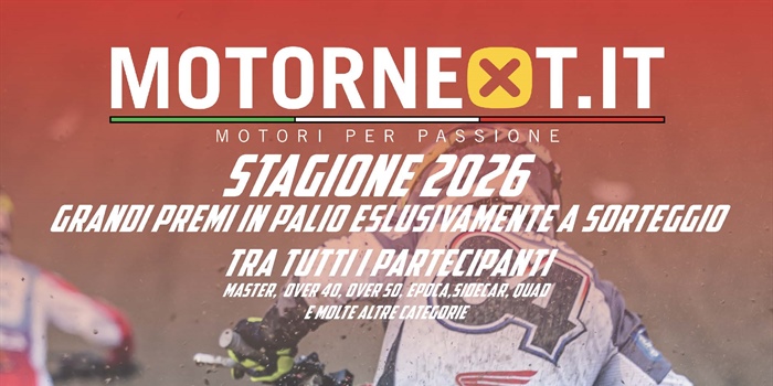 Due Honda CRF come montepremi per il campionato Motornext Area nord Ovest!